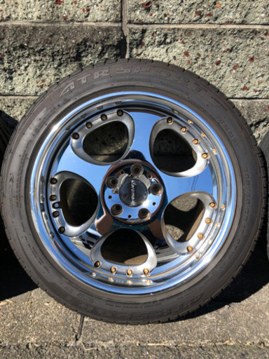 17インチ 5H-114.3 Gartmaierタイヤホイールセット 8j+30 9j+30 傷あり