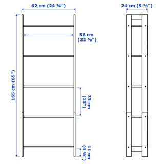 IKEA 本棚 LAIVA(ブラックブラウン)の画像