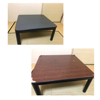 無料に致しました。日立こたつセット750×750×360の画像