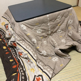 無料に致しました。日立こたつセット750×750×360