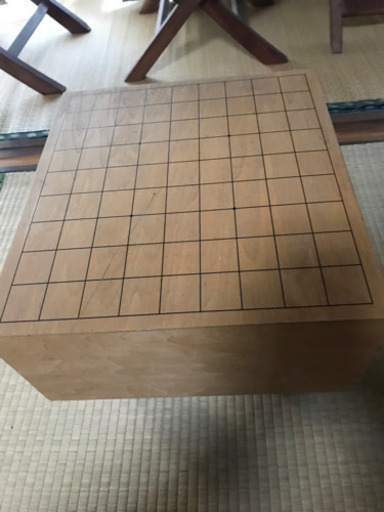 終了　将棋盤脚付き　中古　盤のみ