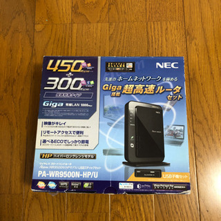 無線LANルーター NEC AtermWR9500N USBステ...