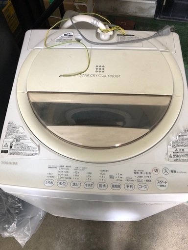 東芝　2015年式　6キロ　洗濯機