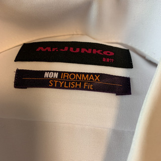 メンズ／ワイシャツ／白シャツ／長袖の画像