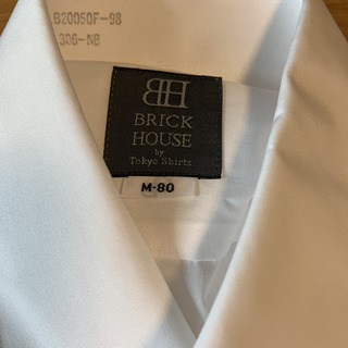 メンズ／ワイシャツ／白シャツ／長袖の画像