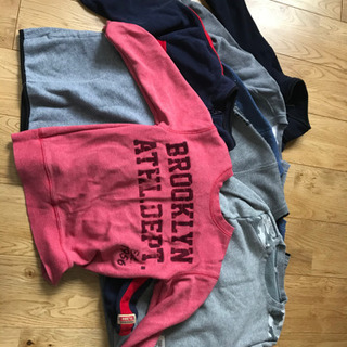 120〜130男の子トレーナー、フリース７点セット