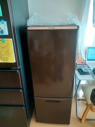 Panasonic 168L 2ドア冷蔵庫　2014年製