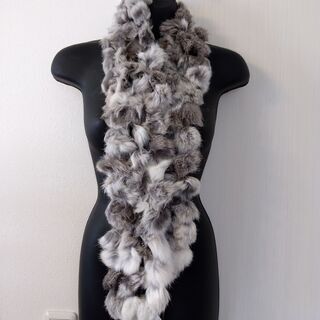 ロングボールマフラー　ラパン(うさぎ)　ミックス