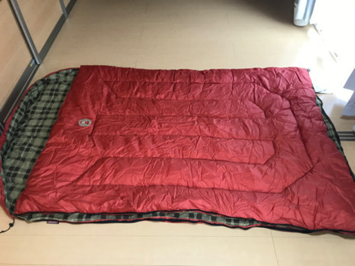 【値下げ】Coleman　コールマン　二人用スリーピングバッグ　寝袋　-13℃から7℃　150×235cm