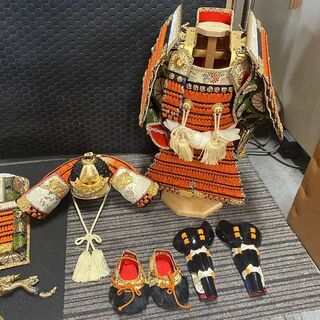 こどもの日のために！　大鎧 　鎧　兜　甲冑　インテリア　人形　共箱　五月人形　行事の画像