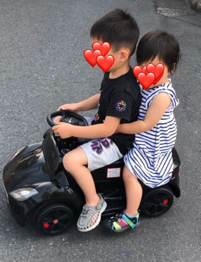 ジャガー☆子供用車☆黒☆電動自動車