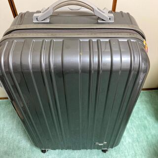 【譲渡者決定】トランク　スーツケース　シルバー　SPALDING