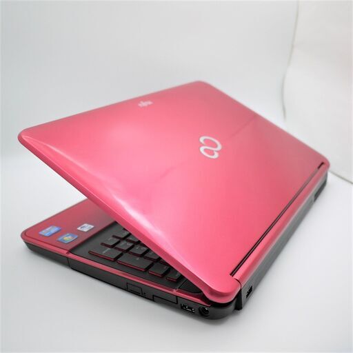  SSD搭載 富士通 Corei7 メモリ8GB ノートパソコン ピンク