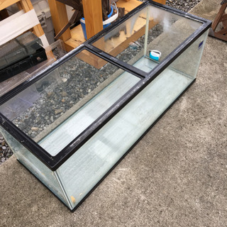 120cmガラス水槽&120cm水槽台の画像