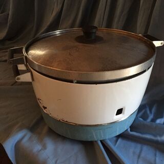 O1-1071-0403　パロマ　業務用ガス炊飯器　LPガス　8L　4.4升　大釜・飲食店・厨房・炊出し・会合・催場・祭の画像