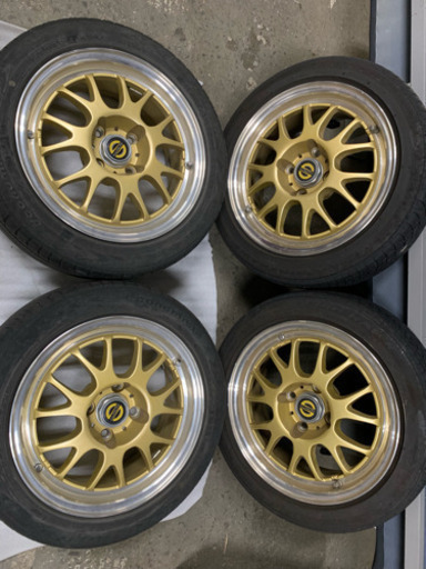 値下げ スパルコ SPARCO ホイール4本 軽 100 4穴 6j +30