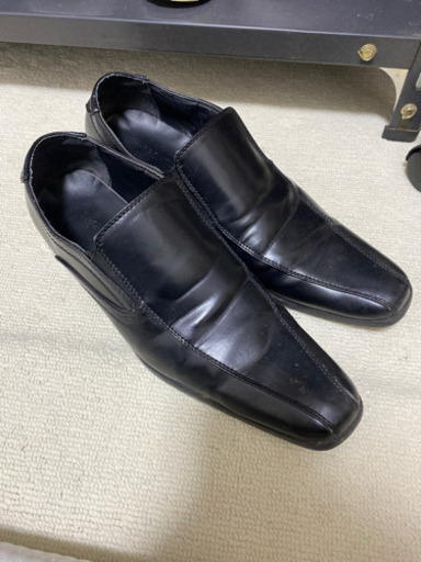 ビジネスシューズ　合皮　２５.５センチ