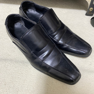 ビジネスシューズ　合皮　２５.５センチ