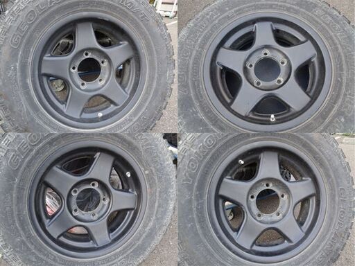 【 ジムニー 】タイヤ＆ホイール ヨコハマジオランダー 225/75R16☆16×6Ｊ
