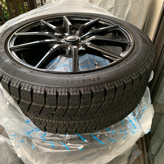 【値下げ】ブリザック4本(ホイール付)&ナット  スタッドレス サイズ215/45R17