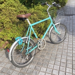 【交渉中】Bianchi Merlo ビアンキ　ミニベロ　7段変...