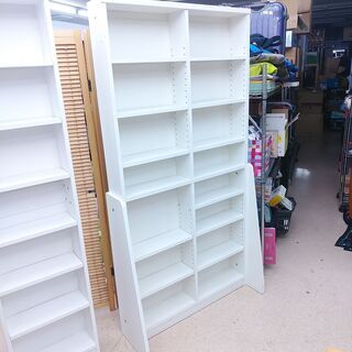 【小島工芸】本棚 CDラック DVDラック 什器■せどらー ネット屋 転売OK！■ まとめ売り 山売り 古物市場の画像