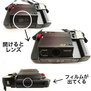 ☆レトロ80‘s FUJI 富士 F-50S インスタントカメラ　ジャンク品の画像