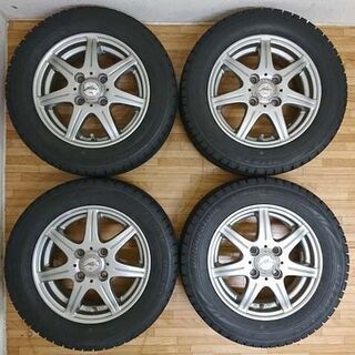 ガリ無し社外アルミ付 BS製VRX 冬タイヤ165/65R13 アトレー/エヴリィ/サンバー他⑨