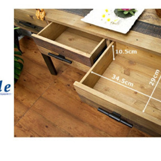 無垢材サイドボード コンソールテーブルの画像