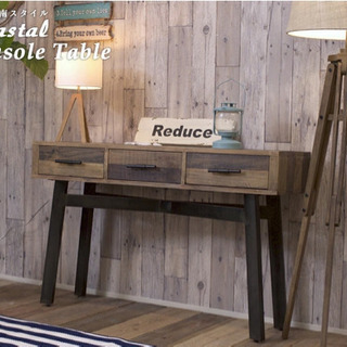 無垢材サイドボード コンソールテーブル