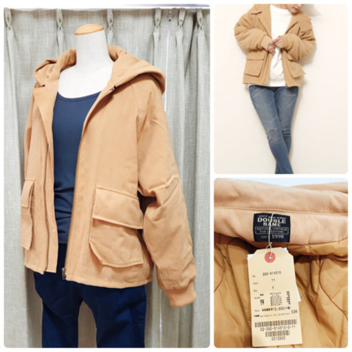 【定価 14,080 円】☆新品☆ダブルネーム ドルマン中綿ブルゾン