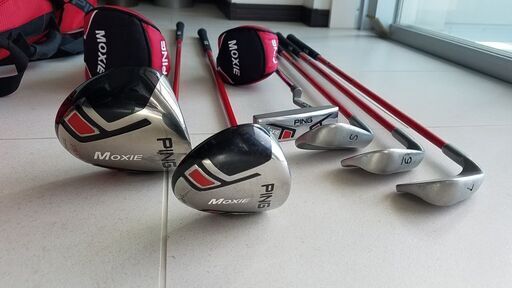 PINGジュニア用ゴルフセット6本セット（MOXIE G） 9,750円