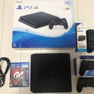 【超美品•お買い得】PS4 ジェットブラック　500GB