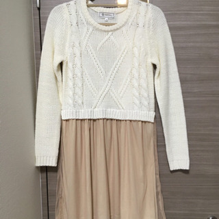 新品ニットワンピース　0円