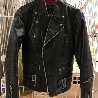 【値下げ】ライダースジャケット　革ジャン