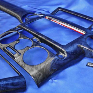 30系 bB 3Dインテリアパネル 黒木目 10ピースセットの画像