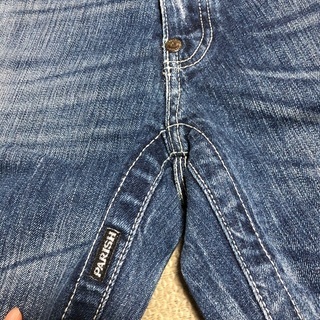 商談中☆PARISH極太ラインストーンデニム☆34インチの画像