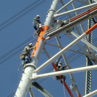 送電線電工　鉄塔塗装工の画像