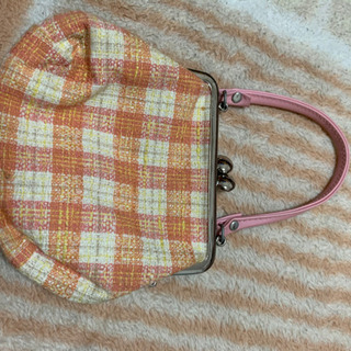 手提げがま口財布の画像