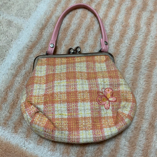 手提げがま口財布の画像