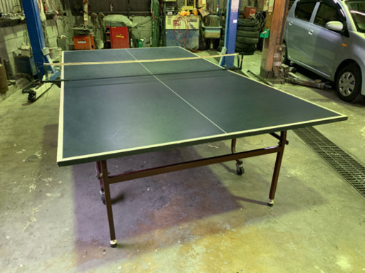 【取引中】国際規格 卓球台  折り畳み式 サンエイ ベリック SAN-EI 天板25㎜