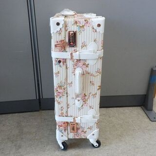 ▶スーツケース キャリーバッグ 小花柄 未使用品 uniwalker 可愛い キャリーケース 旅行バッグ ペイペイ対応 札幌市西区西野の画像