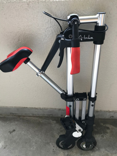 A-bike コンパクト軽量折り畳み自転車1 専用空気入れ、携帯バック