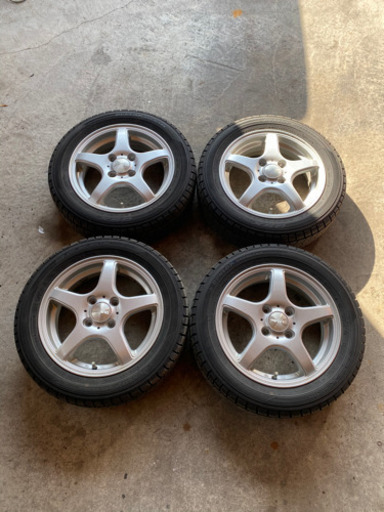 軽自動車に　スタッドレス155/65R14 アルミホイール