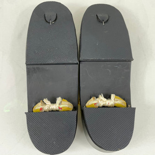 【未使用】女性用　下駄　24㎝　はなふうりんの画像