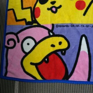 ★★ ポケットモンスター ビックフェイス毛布 キッズ  美品  ★★の画像