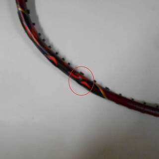 バドミントンラケット YONEX VOLTRIC80 E-tune 4U5 中古程度良