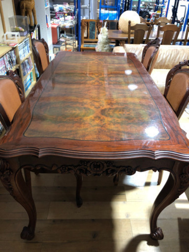 大型　ダイニング　テーブル　お買得‼︎   オススメ　現品限り　チェア4脚　セット