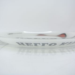 未使用 非売品 ハローキティ ガラス製 パーティープレート 2枚セットの画像