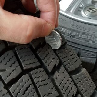 スタッドレスタイヤ＆ホイールセット　155/65R14　4.5JX14　+45mm
